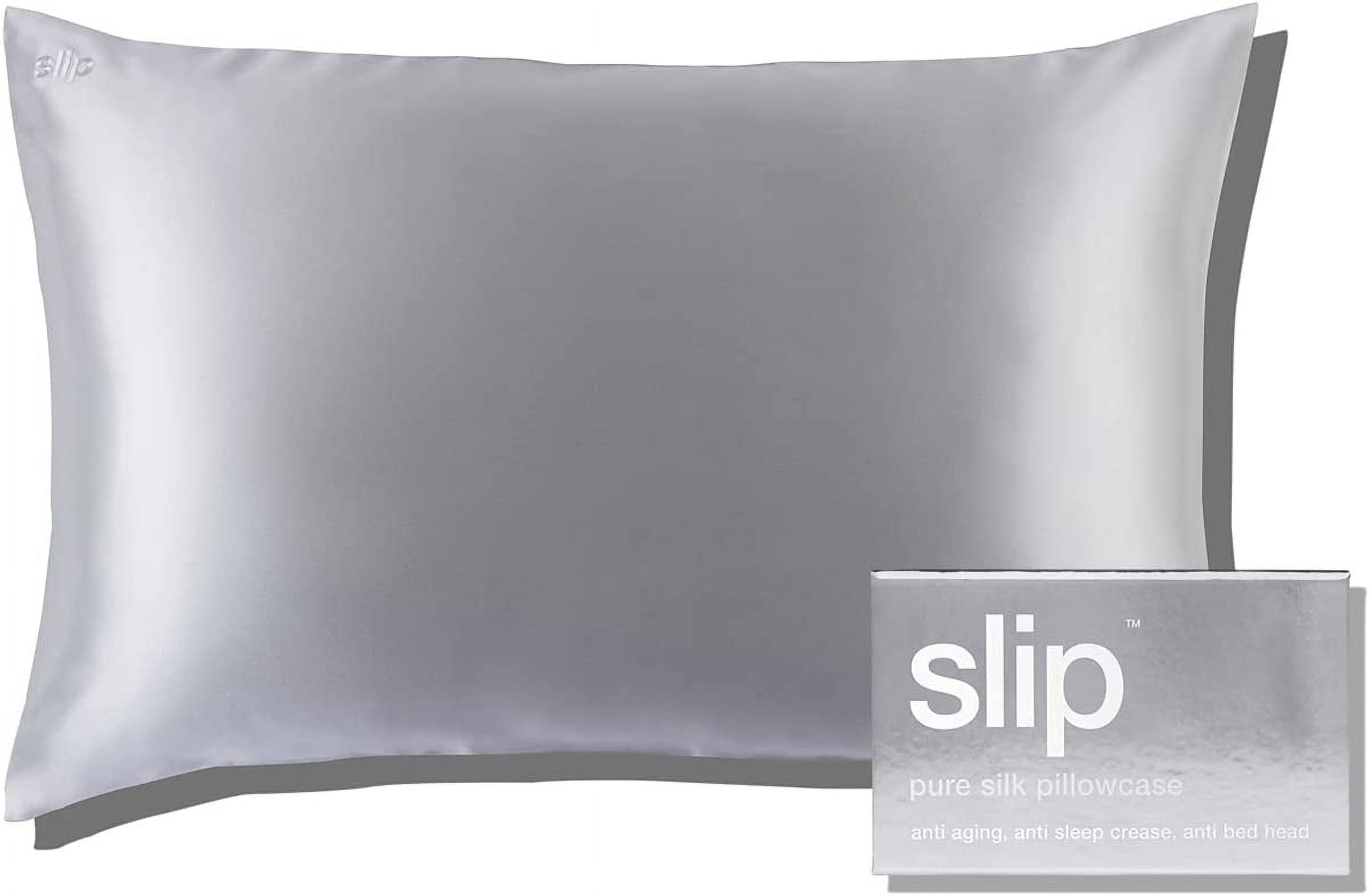simple SLIP Silk Queen Pillowcase White (20" x 30") 100 Pure 22