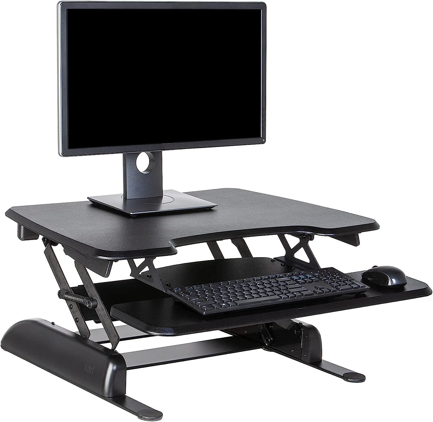 simple VariDesk Essential Vertical Lift 30 Compact TwoTier