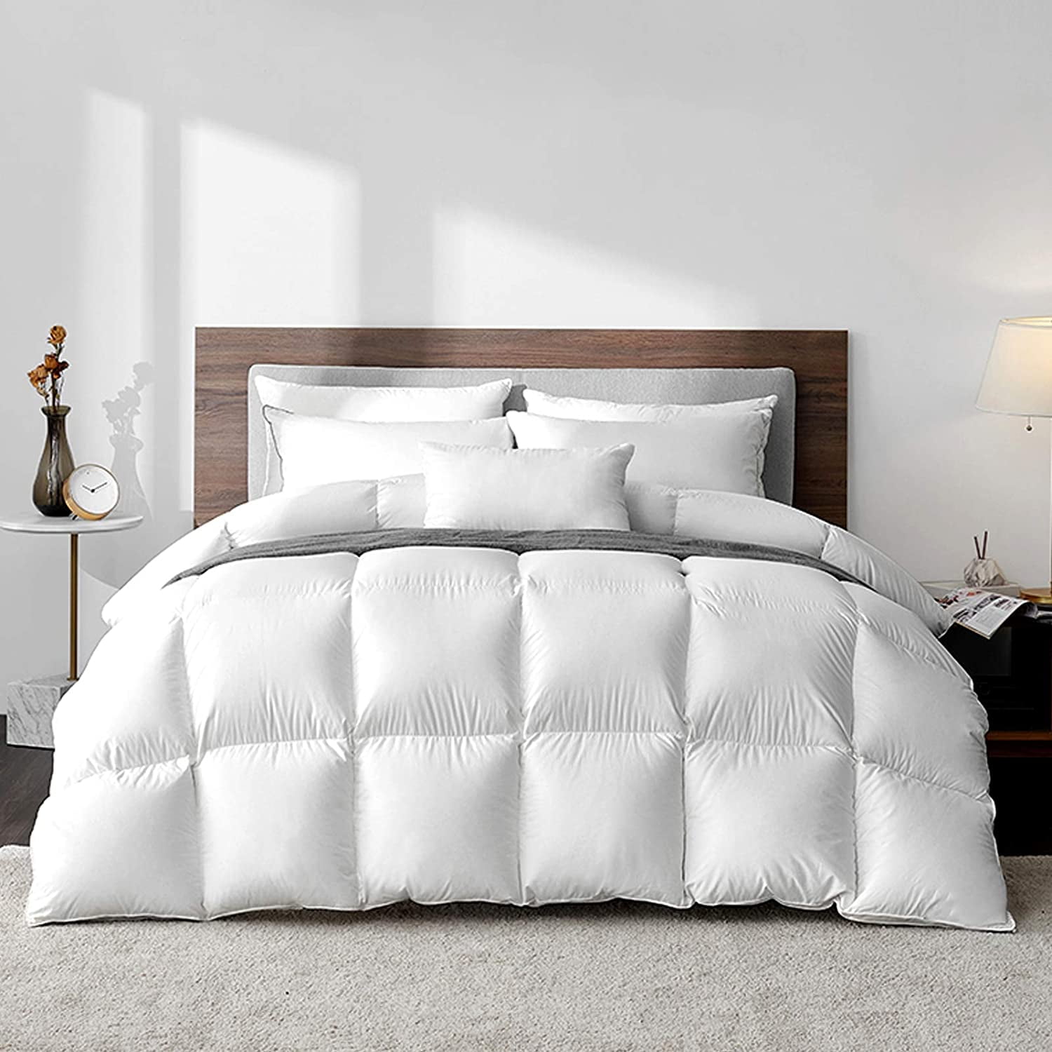 simple delight Highland Feather® Queen Hungarian Goose Down Comforter Duvet Insert 750