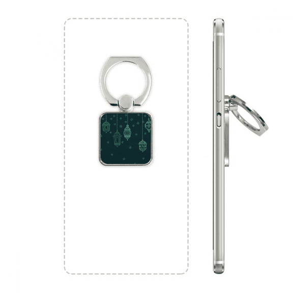 simple geometric shapes pattern square cell ph stand holder bracket universal support