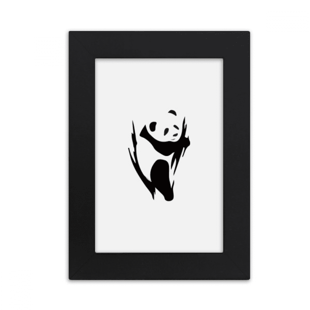simple panda lovely desktop photo frame picture display art painting ...