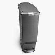 simplehuman 10.5 Gallon Trash Can and 60 pcs Code K Trash Bag Combo