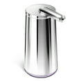 thumbnail image 1 of Open Box simplehuman 10 oz. Touch-Free Automatic Rechargeable Sensor Foam Soap Pump with Refillable Cartridge, Polished Stainless Steel, 1 of 4