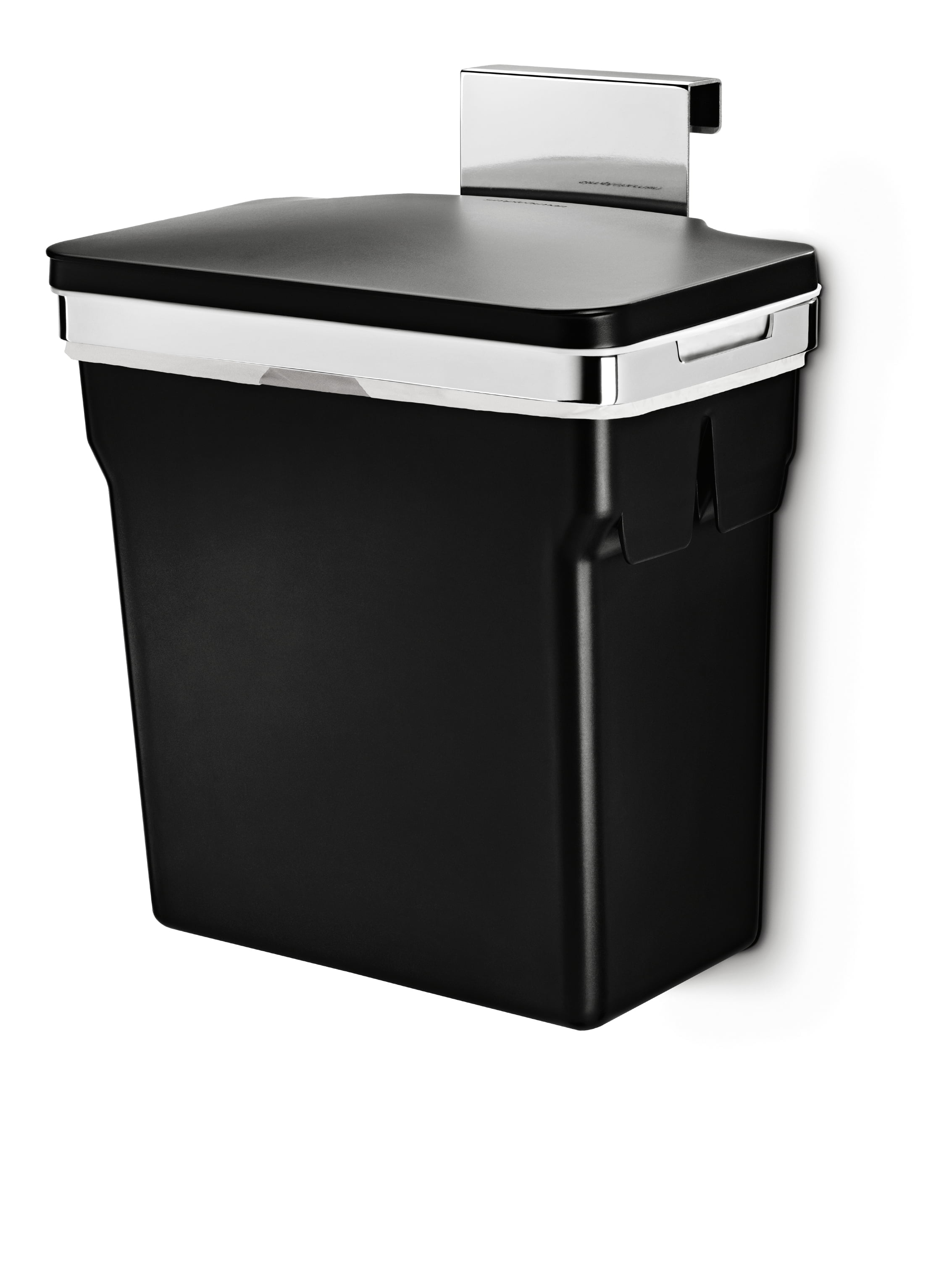 simplehuman 10L / 2.6G In-Cabinet Trash Can, Heavy-Duty Steel