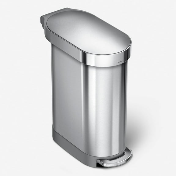 simplehuman 45 Liter / 12 Gallon Trash Can with Code N Trash Bags