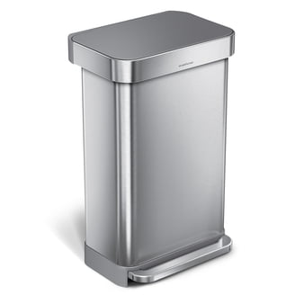 Free Shipping! simplehuman Slim Step Trash Can, 40 Liters, 10.6