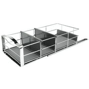 simplehuman 9 inch Pull-Out Kitchen Cabinet Organizer, Heavy-Gauge Steel Frame
