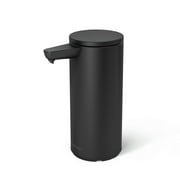 simplehuman 9 oz. Touch-Free Automatic Rechargeable Sensor Liquid Soap Dispenser,  Matte Black Steel