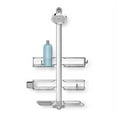 thumbnail image 1 of simplehuman Adjustable and Extendable Shower Caddy XL, Stainless Steel and Anodized Aluminum, 1 of 6