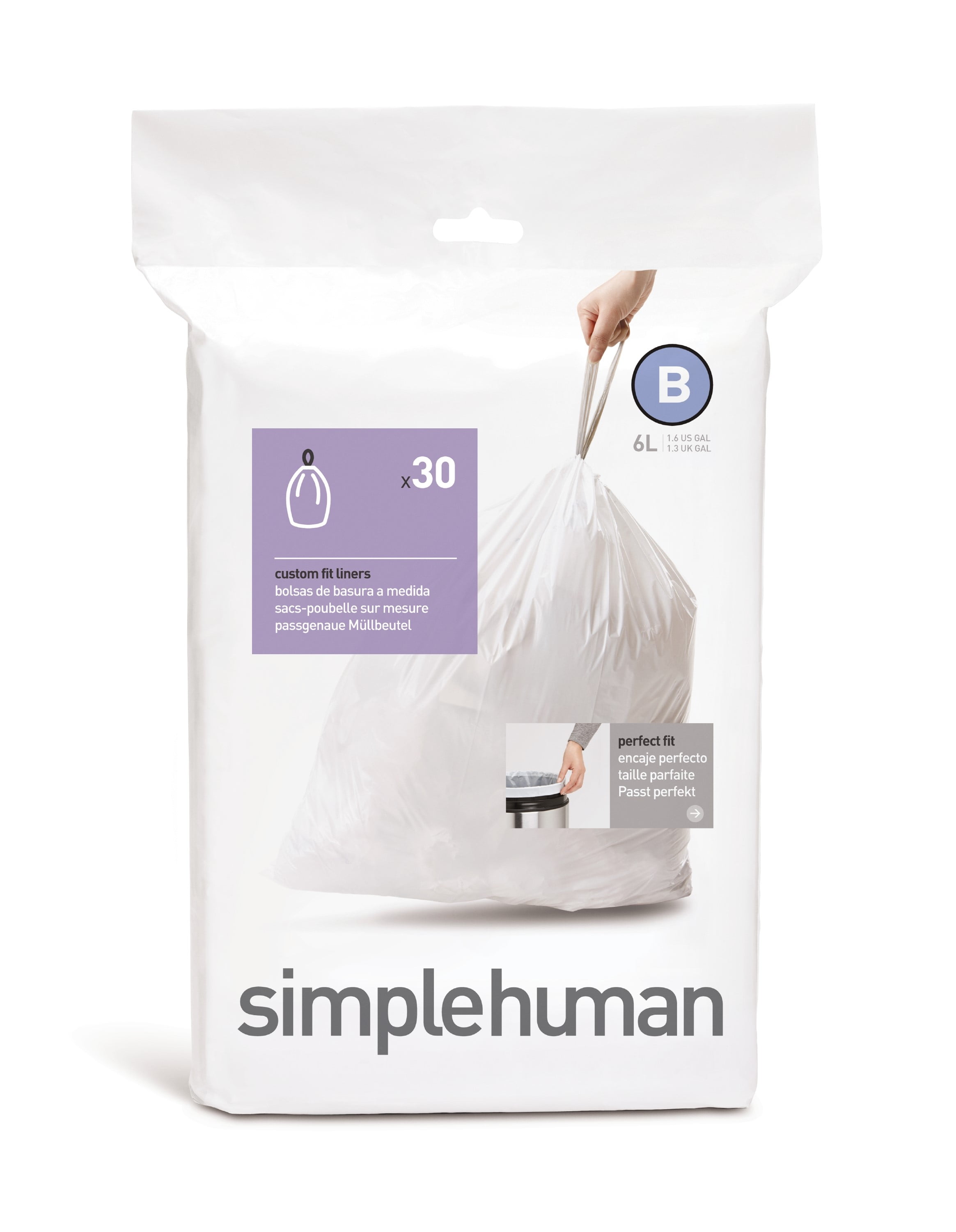 simplehuman Custom-Fit 0.03-mil Can Liners