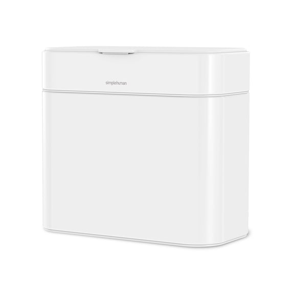 simplehuman Compost Caddy, Detachable and Countertop Bin, 4 Liter / 1.06 Gallon, White