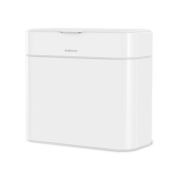 simplehuman Compost Caddy, Detachable and Countertop Bin, 4 Liter / 1.06 Gallon, White