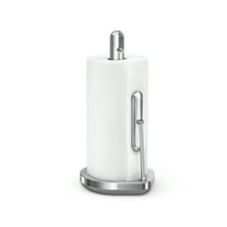 simplehuman Tension Arm Standing Paper Towel Holder, Brushed Stainless Steel