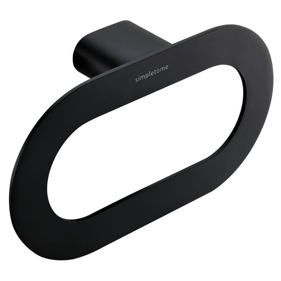 simpletome Towel Holder for Bathroom Wall Hand Towel Ring Never Rust Zinc Alloy Simple Modern Design