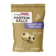 simplyFUEL Protein Balls Chocolate Chip Cookie Dough 8oz