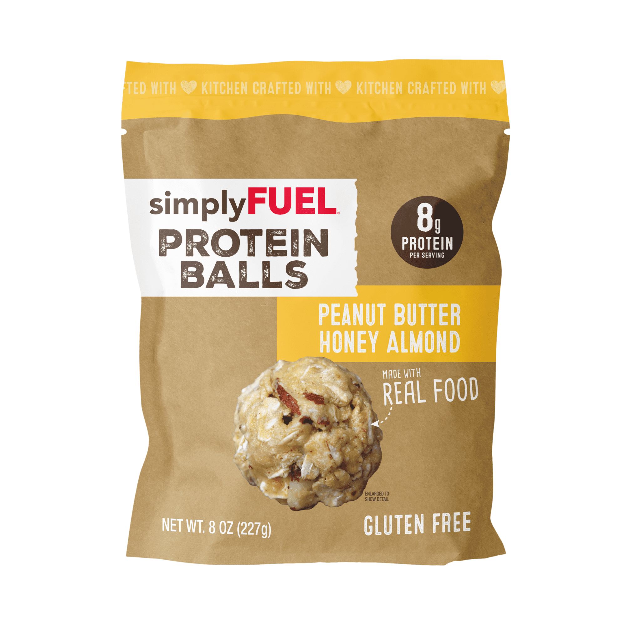 simplyFUEL Protein Balls, Peanut Butter Honey Almond, 8oz