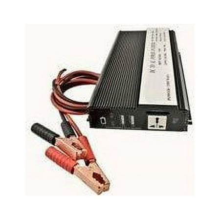 simran df1753-1500 dc to ac power inverter 1000 watts converts 12v dc battery power to 110v household power - use household electronics with car battery power ideal for travel, sailing and camping