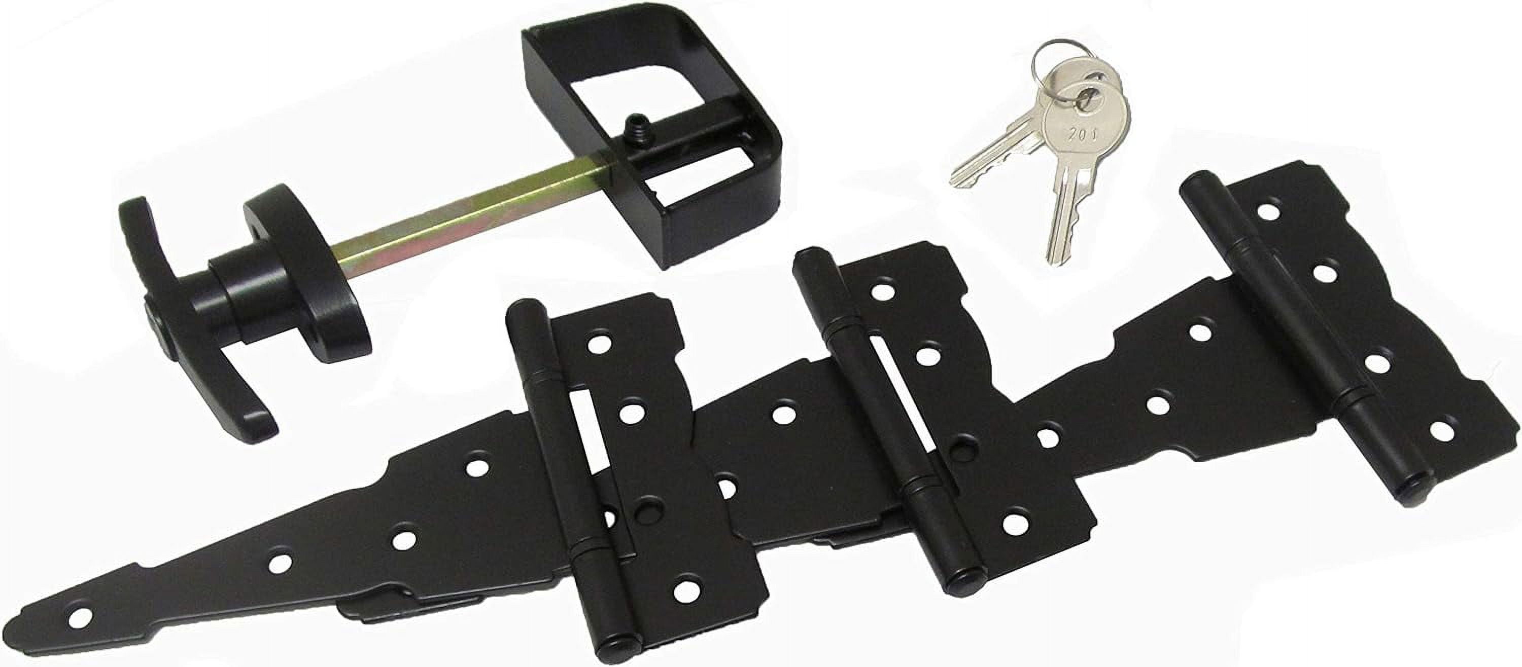 single door hardware kit colonial (6"hinge), t handle and screws