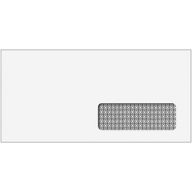 single window envelope with right side window, 500 envelopes, security ...