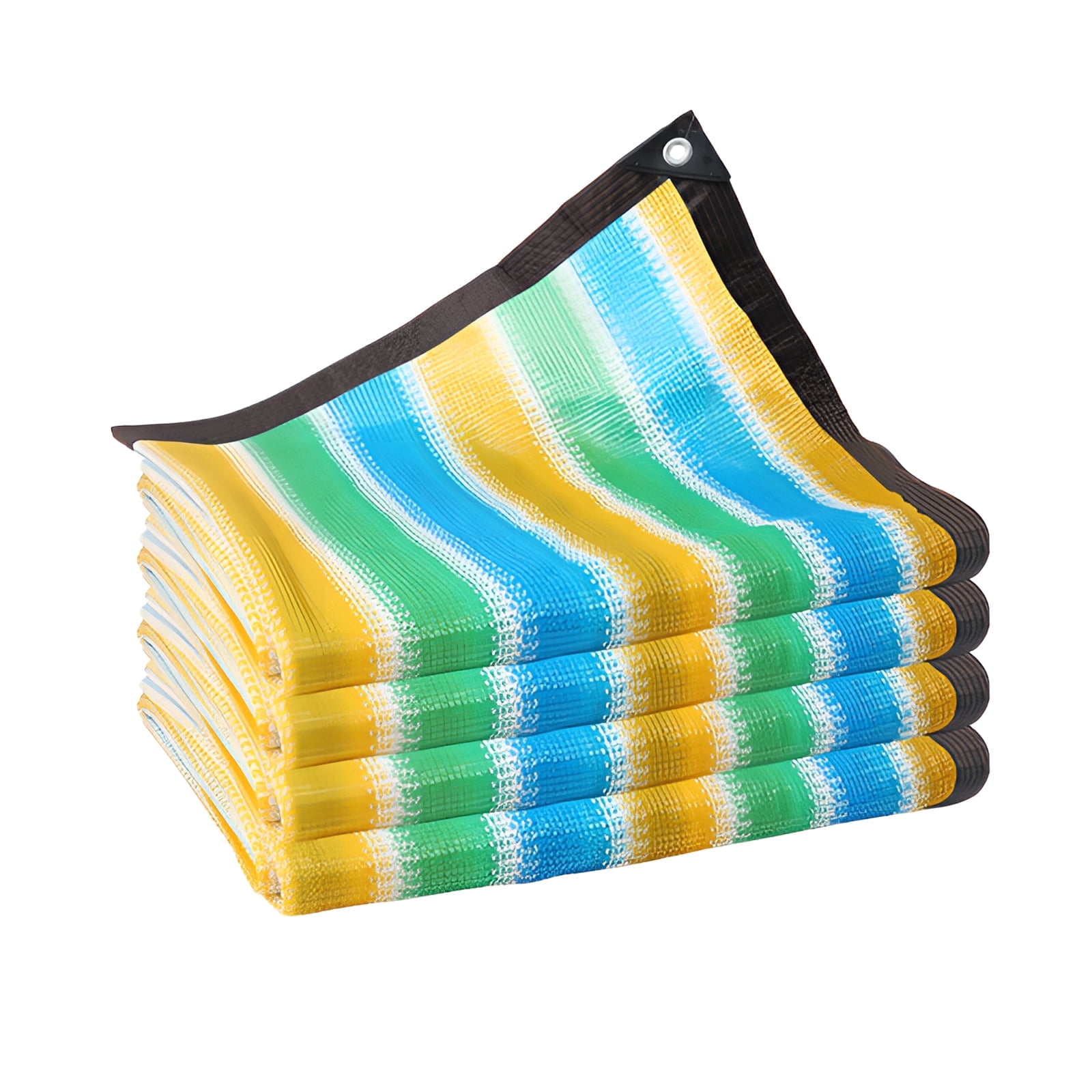 Sinkoo Colorful Sun Shade Cloth, 98% UV Block, 6.5x9.8Ft (2m*3m), for Camping, Greenhouse, Plant, Car, Gazebo and Backyard Patio Sunshade