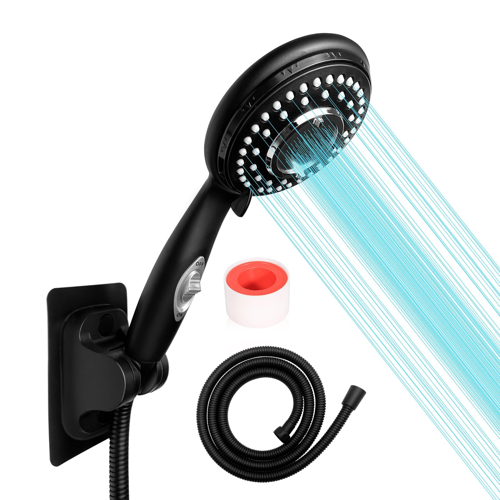 sisiten RV Shower Head with Hose and on off switch - High pressure ...