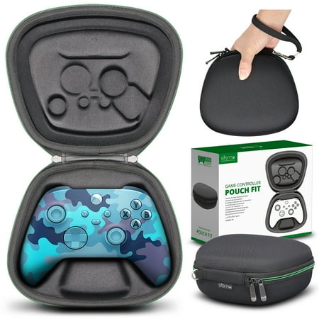 sisma Game Controller Holder Travel Case Compatible with Official Xbox Series X S or Core Wireless Controller, Home Safekeeping Protective Cover Storage Carry Pouch Fit -Black