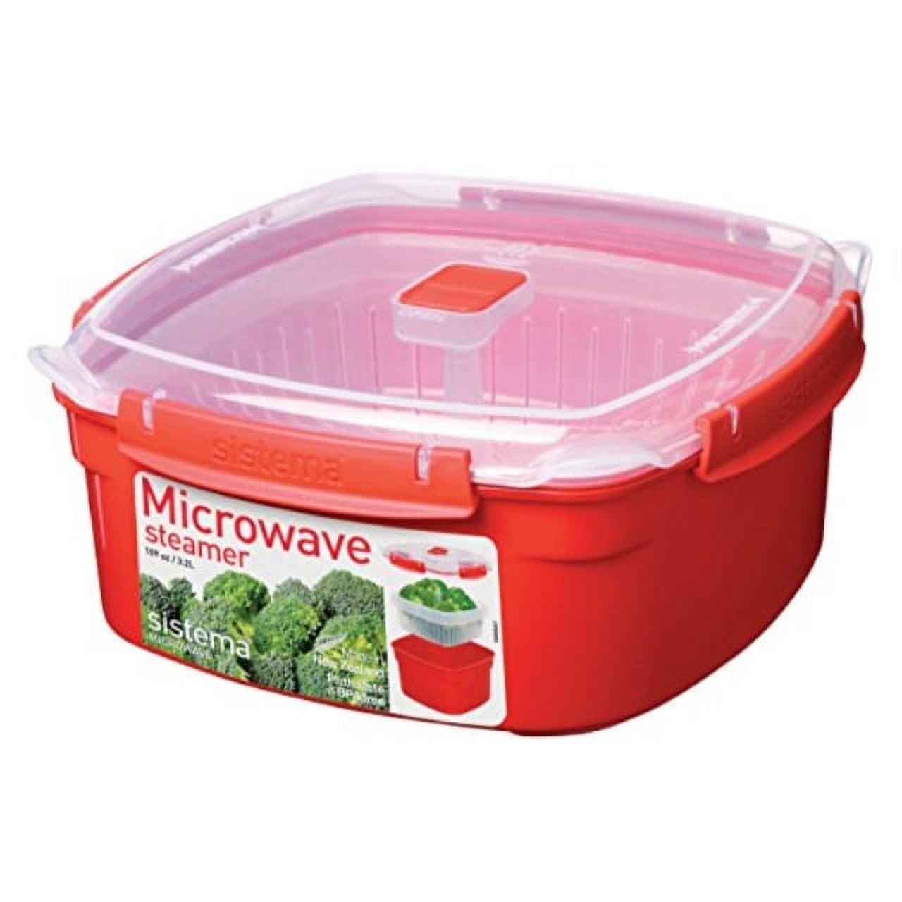 Microwave Cookware With Lids Set Containers Vegetable Steamer Safe Plastic  Bowls