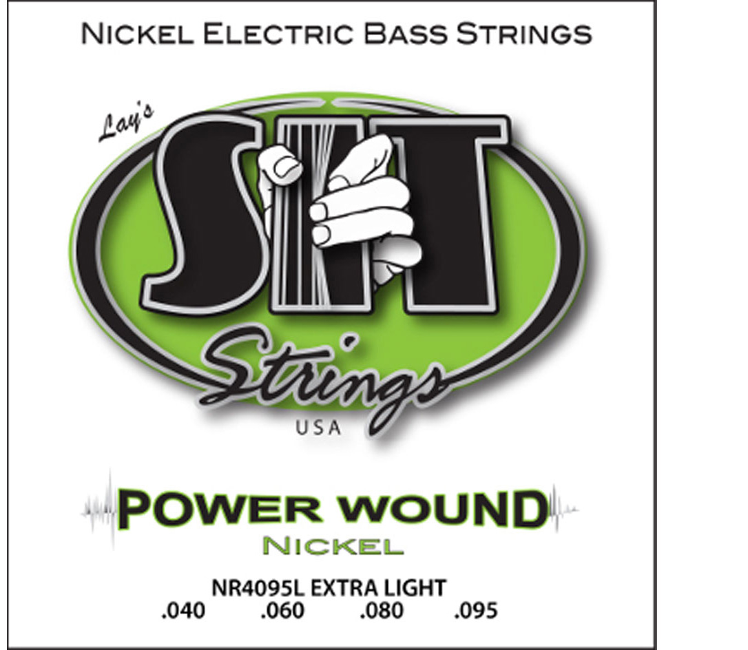 SIT NR4095L Power Wound Nickel Bass Guitar Strings - Extra Light (40-95)