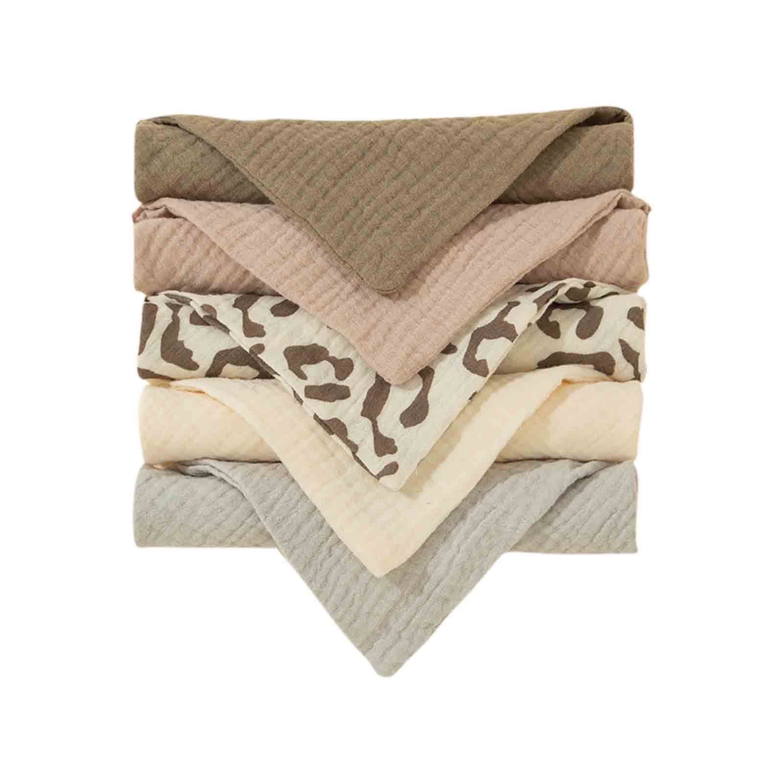 siubich Baby Muslin Washcloths 5 Pack 100 Cotton Baby Bath Towels