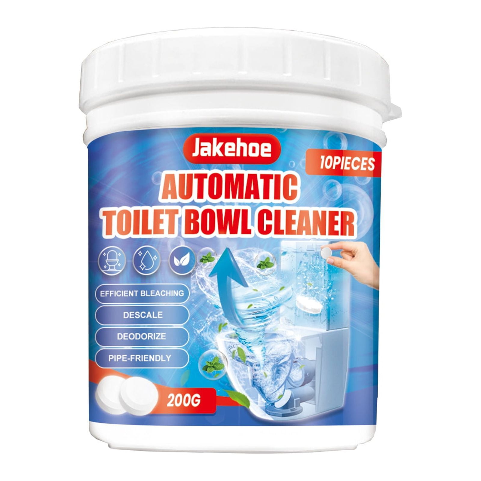 siubich Toilet Bowl Cleaner Tablets 10 PACK, Automatic Toilet Bowl Cleaners with Bleach, Toilet