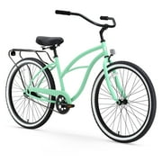 sixthreezero Around The Block Women's Single-Speed Beach Cruiser Bicycle, 26 In. Wheels, Mint Green