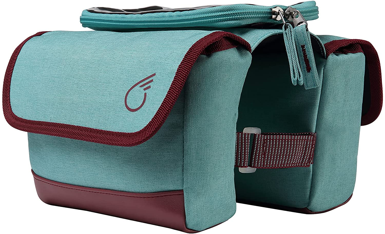 sixthreezero Bicycle Pannier Bag Rear Double Sided 2 Capacity-Rack, Teal