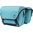 thumbnail image 1 of sixthreezero Bike Bag Rear Rack, Waterproof Bicycle Pannier, Double Sided, Carry Handle, Light Blue, 1 of 7