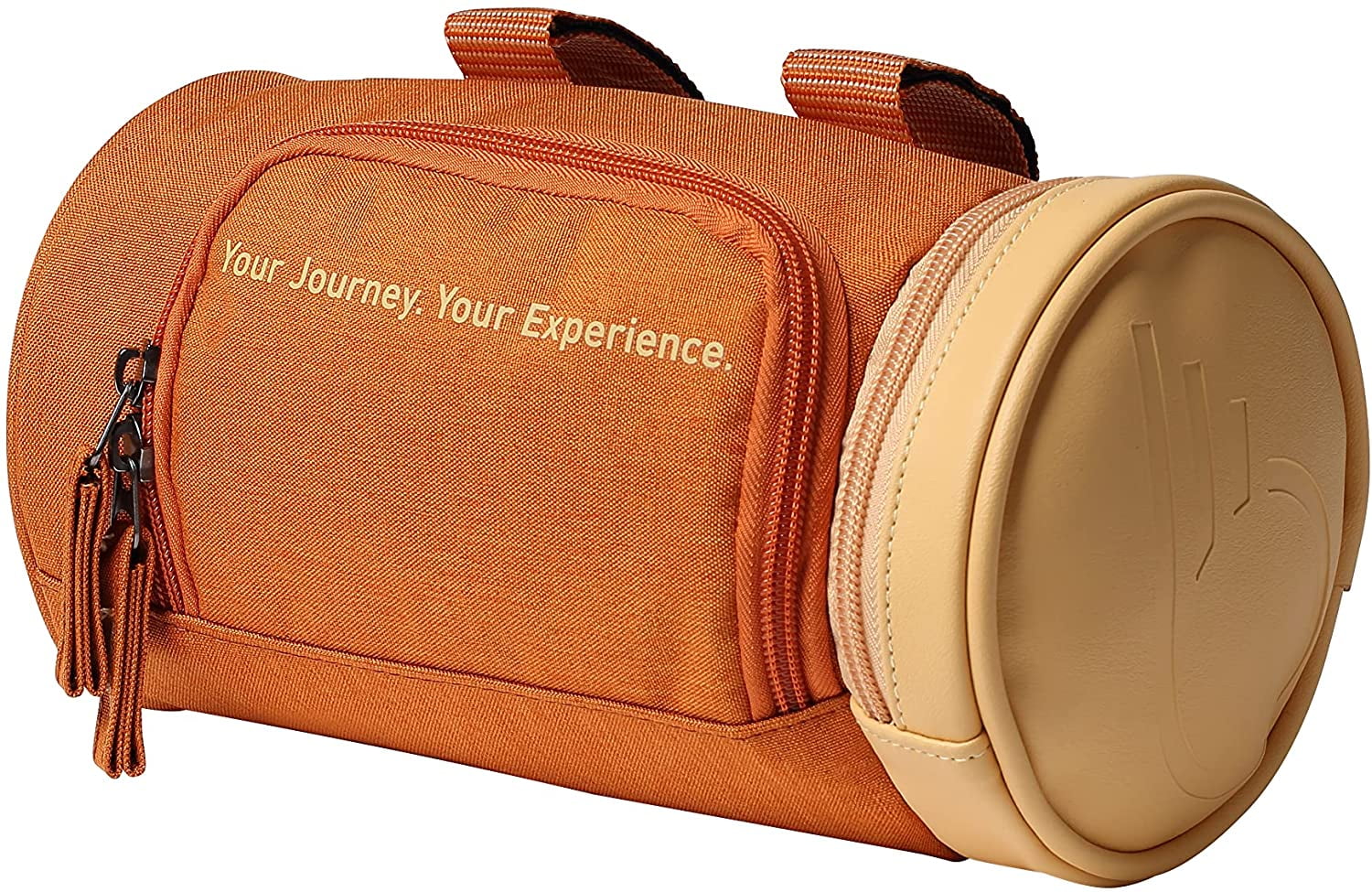 sixthreezero Bike Handlebar Bag, Waterproof Bicycle Front Roll Bag, Orange