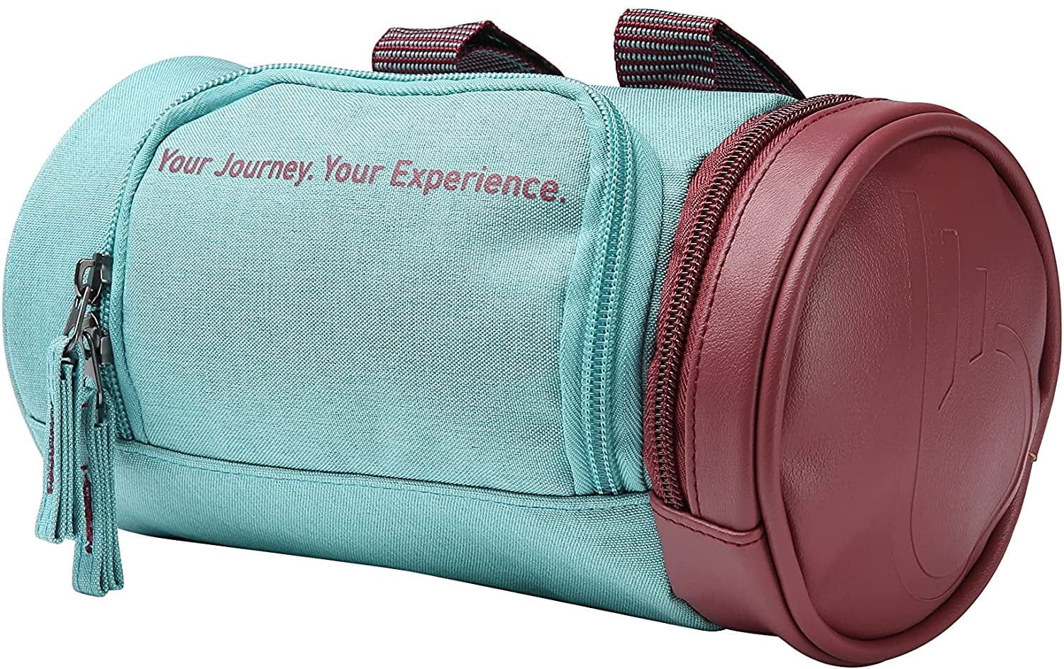 sixthreezero Bike Handlebar Bag, Waterproof Bicycle Front Roll Bag, Teal