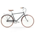 thumbnail image 1 of sixthreezero Ride In The Park Men's 3-Speed Touring City Bike, 18" Frame, Grey, 1 of 11