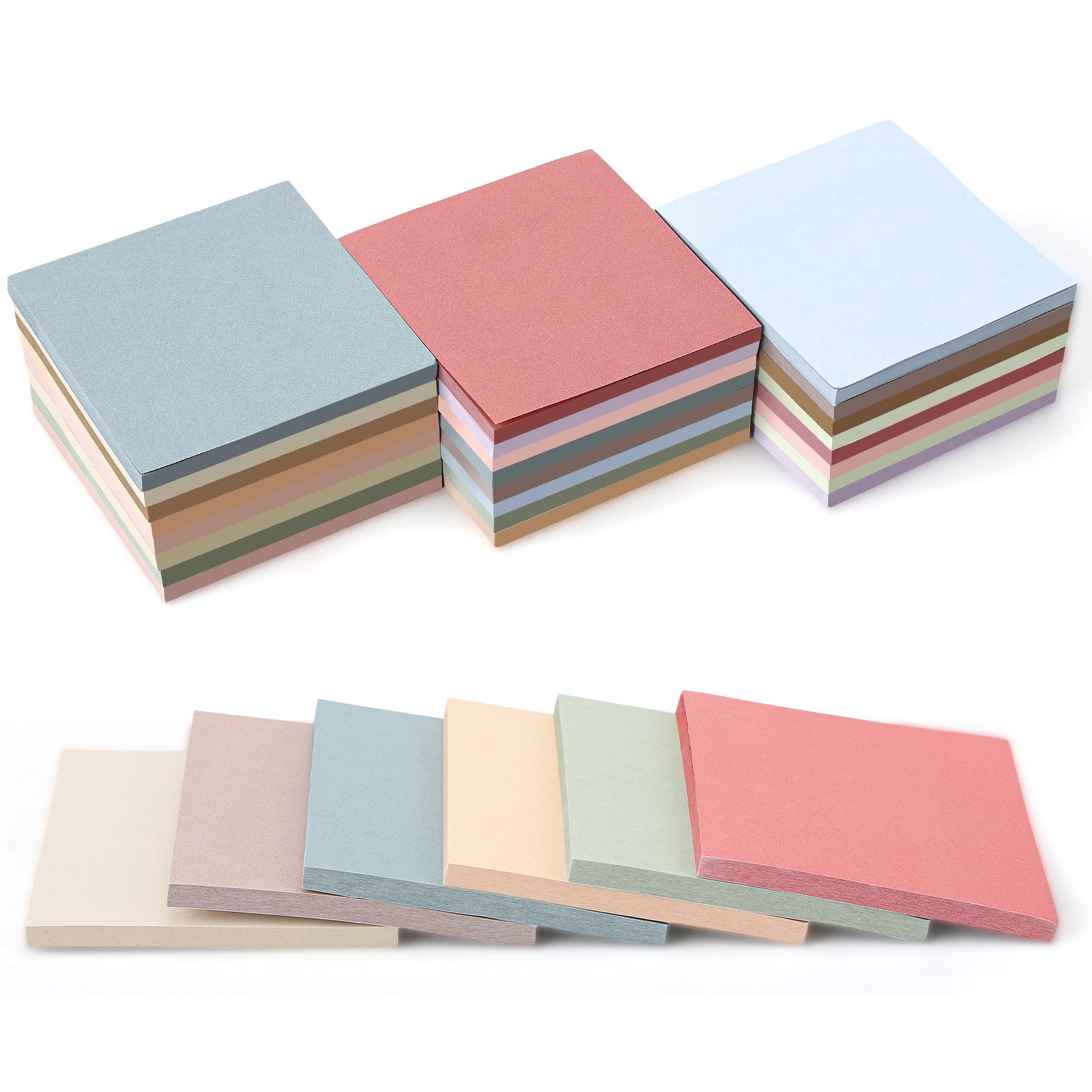 Walmart daily deals:  sixwipe 1200 Pads Sticky Notes Bulk, 3 x 3 Inch Self Stick Pads, Assorted Bright Colors Paper Note Pads Memo for Office School Home Notebook Supplies 50 Sheets/Pad