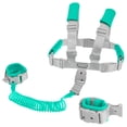 thumbnail image 1 of sixwipe 2 in 1 Toddler Leash, Anti Lost Wrist Link for Kids, Safety Harness with Lock for Child, Toddler Harness, Child Leashes for Toddlers, Not Easy to Open Without Key(Green), 1 of 7