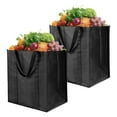 Sixwipe 2Pack Large, Heavy Duty, EcoFriendly Reusable Grocery Bags