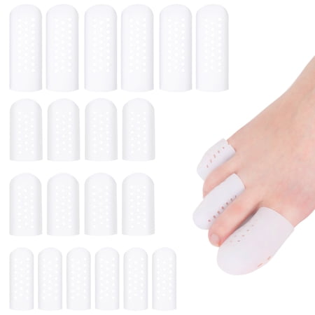 sixwipe 20 Pcs Gel Big Toe Caps, Gel Big Toe Protectors, Breathable Toe Protectors, Silicone Toe Covers for Big Toe, Blisters, Corns, Hammer Toes, Friction Pain Relief(White) price history and forecast - sixwipe