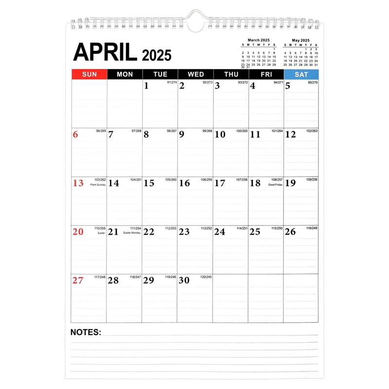 sixwipe 20252026 Academic Wall Calendar Large, 18 Monthly Ruled Wall