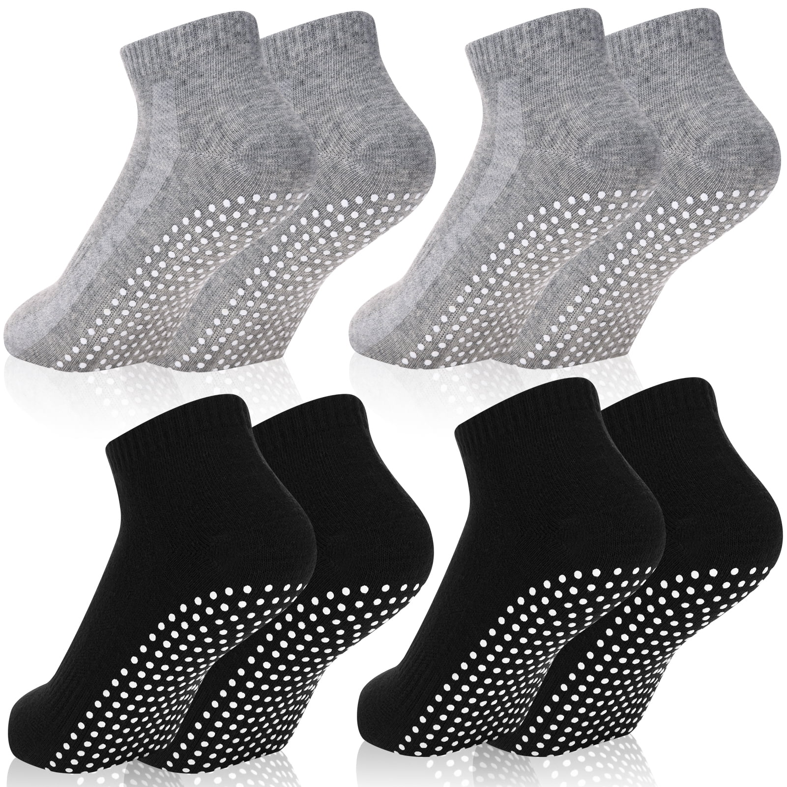 Dmagnates Ladies Fashion Halter Cross Strap Yoga Socks Non-Slip Grip Socks  Suitable for Pilates Pure Ballet Dance Breathable Sweat Socks 