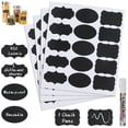 thumbnail image 1 of sixwipe 450 Pcs Chalkboard Labels, Waterproof Reusable Blackboard Stickers, Mini Decorative Chalk Labels, Reusable Chalk Label for Storage Bin, Food Container, Jars, 1 of 7