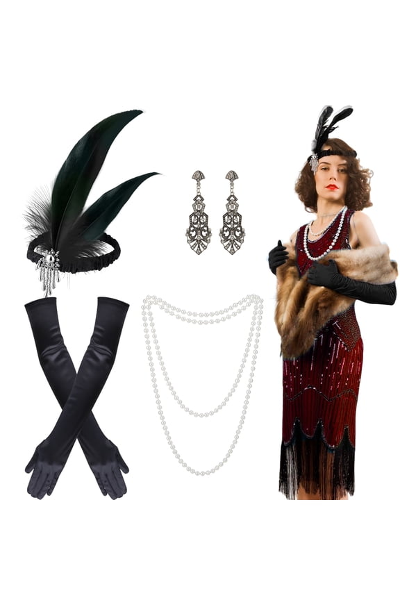 Women's Fringe Dresses – Long Sleeveless Summer Party & Cosplay Evening Gown, Vintage 1920 Style
