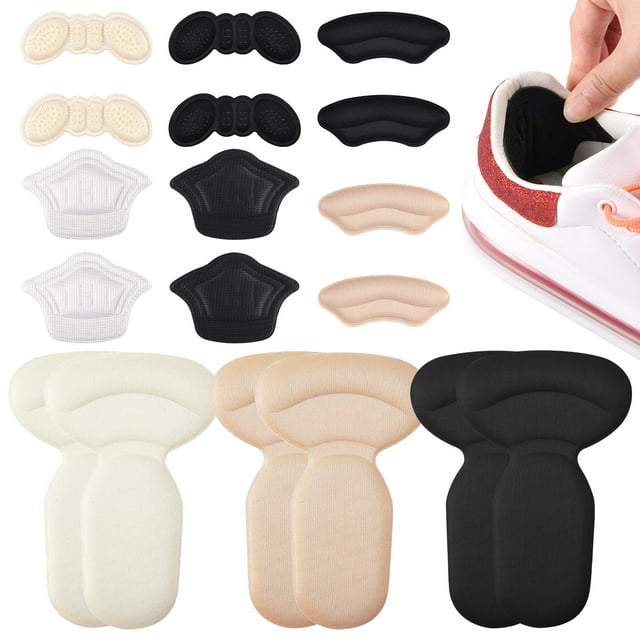 sixwipe 9 Pairs Heel Pads for Shoes, 4 Different Styles Heel Grips