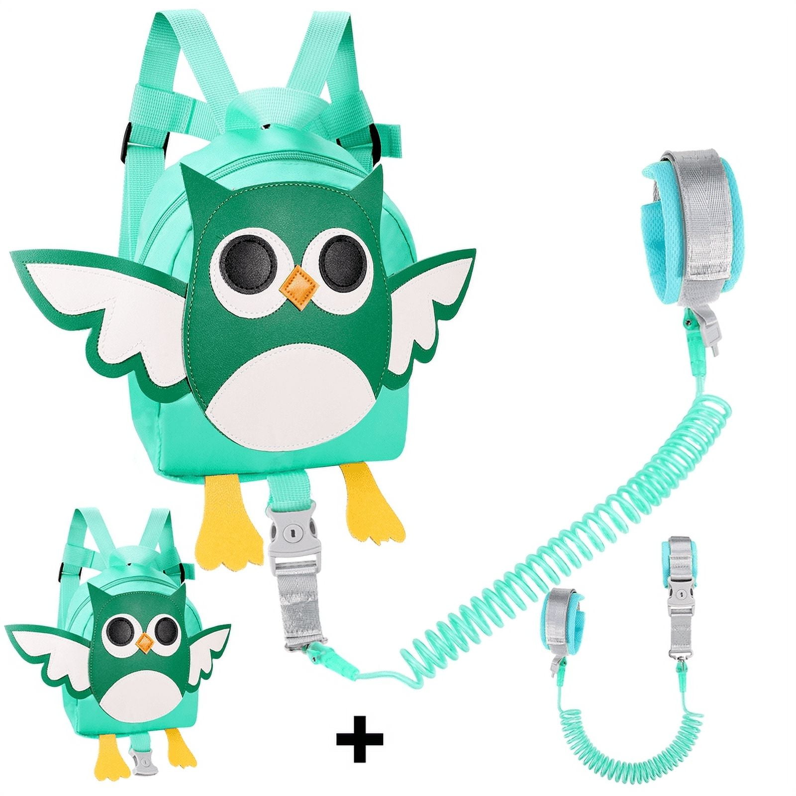 sixwipe Backpack Leash for Toddlers + Anti Lost Wrist Link, Child