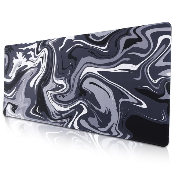 sixwipe XXL Gaming Mouse Pad, 35.4"x15.7" Non-Slip Large Mouse Pad for Computer Desk, 3mm Thick Rubber Base with Stitched Edges, Machine Washable for Work & Game