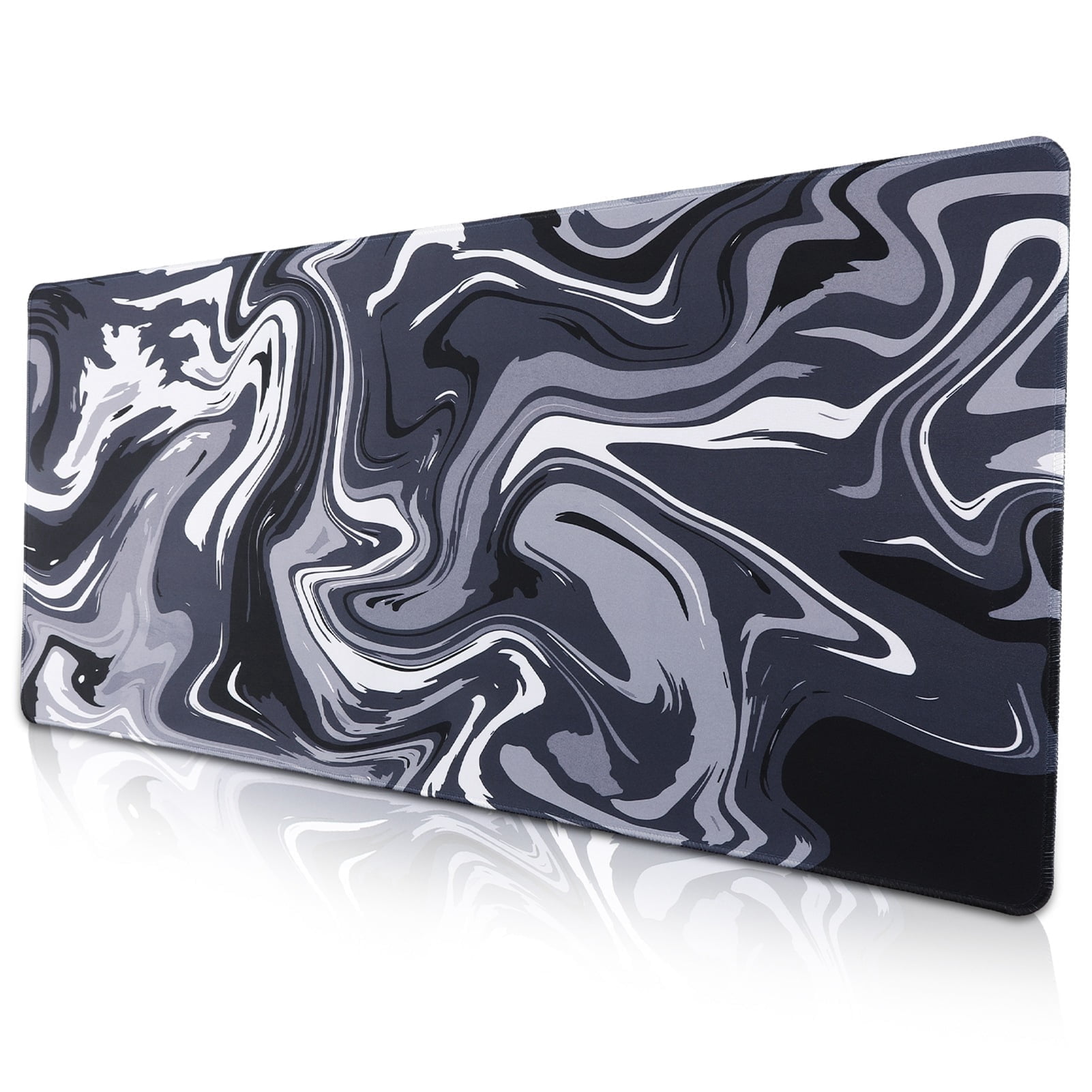 sixwipe XXL Gaming Mouse Pad, 35.4"x15.7" Non-Slip Large Mouse Pad for Computer Desk, 3mm Thick Rubber Base with Stitched Edges, Machine Washable for Work & Game