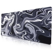 sixwipe XXL Gaming Mouse Pad, 35.4"x15.7" Non-Slip Large Mouse Pad for Computer Desk, 3mm Thick Rubber Base with Stitched Edges, Machine Washable for Work & Game