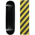 thumbnail image 1 of skateboard deck pro 7-ply canadian maple dip black with griptape 7.5" - 8.5", 1 of 1
